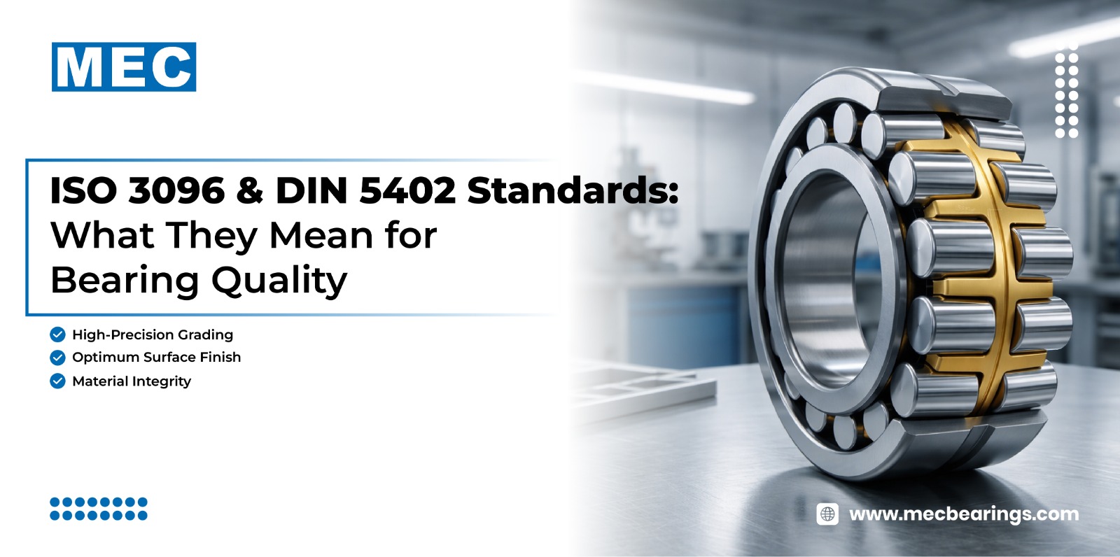 ISO 3096 & DIN 5402 Standards: